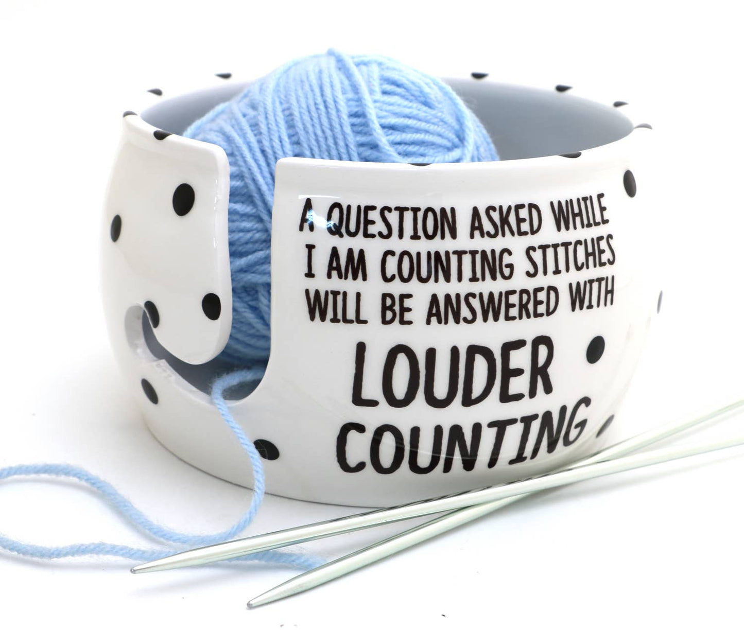 Counting Stitches Yarn Bowl