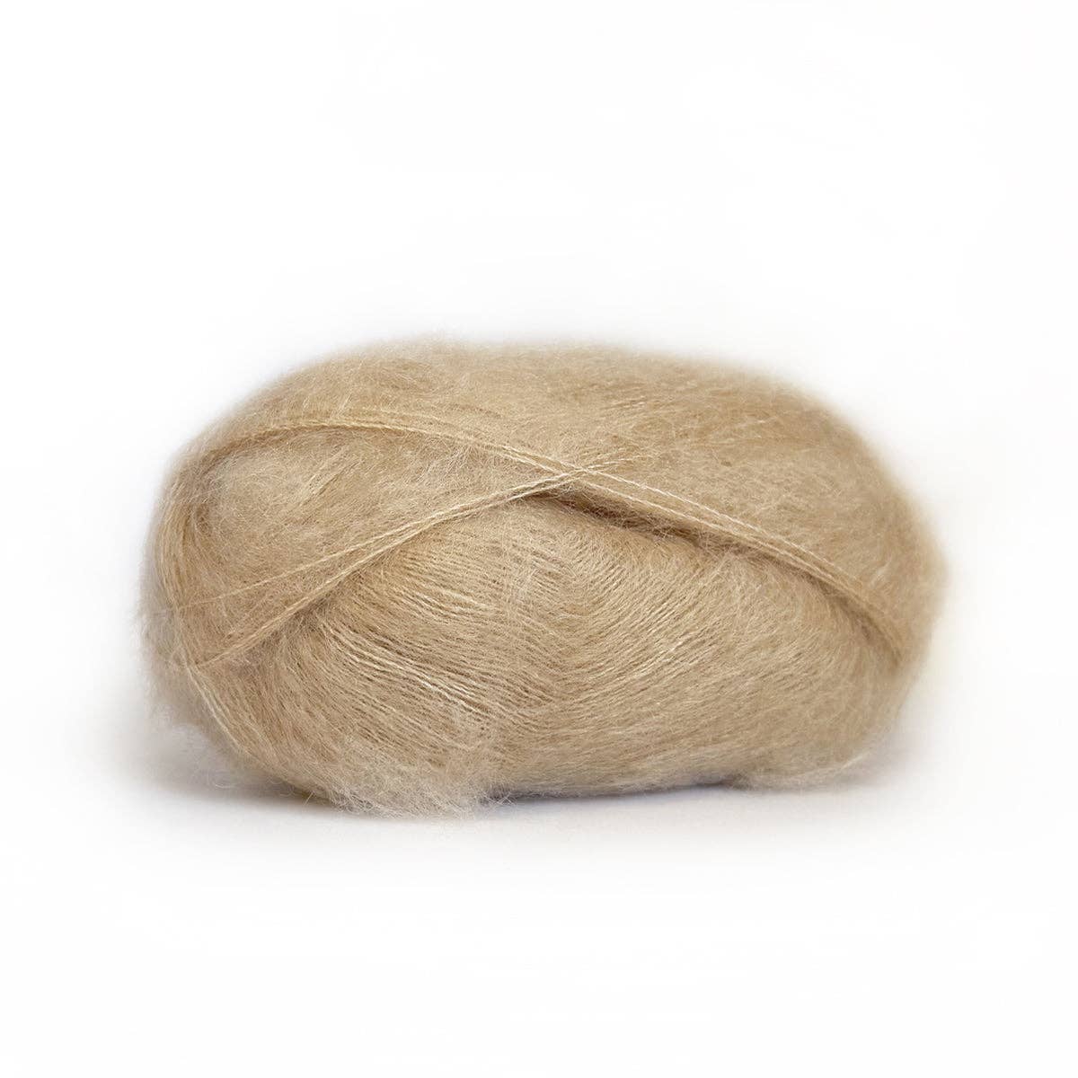 Kelbourne Woolens - Harmony: Laceweight kid mohair and silk yarn Tan