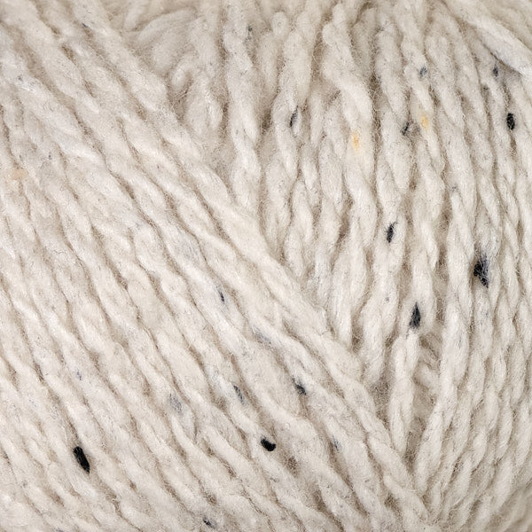 Berroco Millstone Tweed Yarn - Soft, Rustic Wool Blend 11101 Cotton