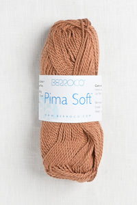 Berroco Pima Soft Yarn - Soft Cotton Blend Skein 4643 Terracotta