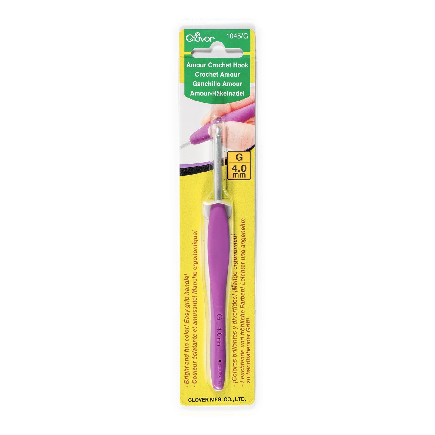Clover Amour Crochet Hook G- 4 mm