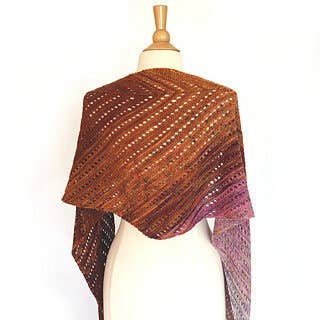 Koigu Wool Designs - Venation Shawl Kits - Pencil Boxes x Ambah LYS Day 2025