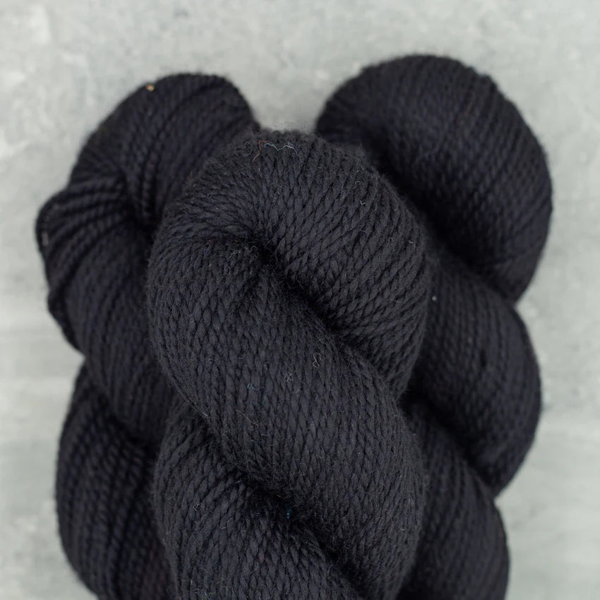 Madelinetosh Farm Twist Yarn – Soft Hand-Dyed Wool Onyx