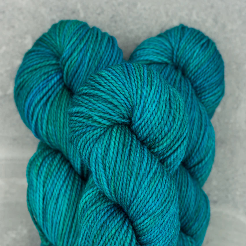 Madelinetosh Farm Twist Yarn – Soft Hand-Dyed Wool Nassau Blue