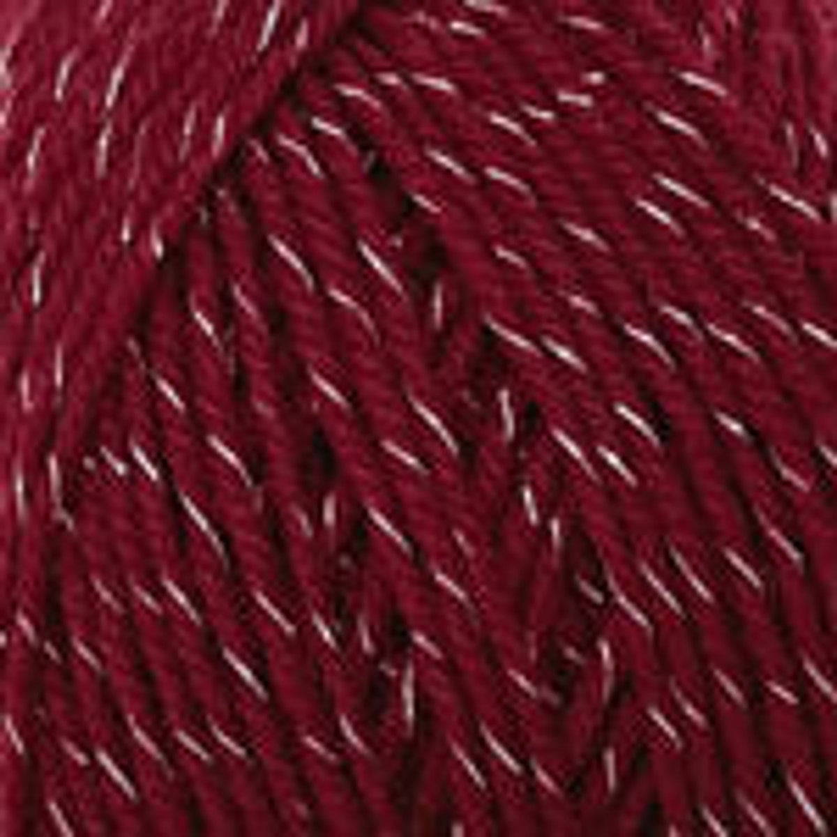 Plymouth Galway Wool Worsted Yarn in deep burgundy with a smooth texture for knitting and crochet projects
