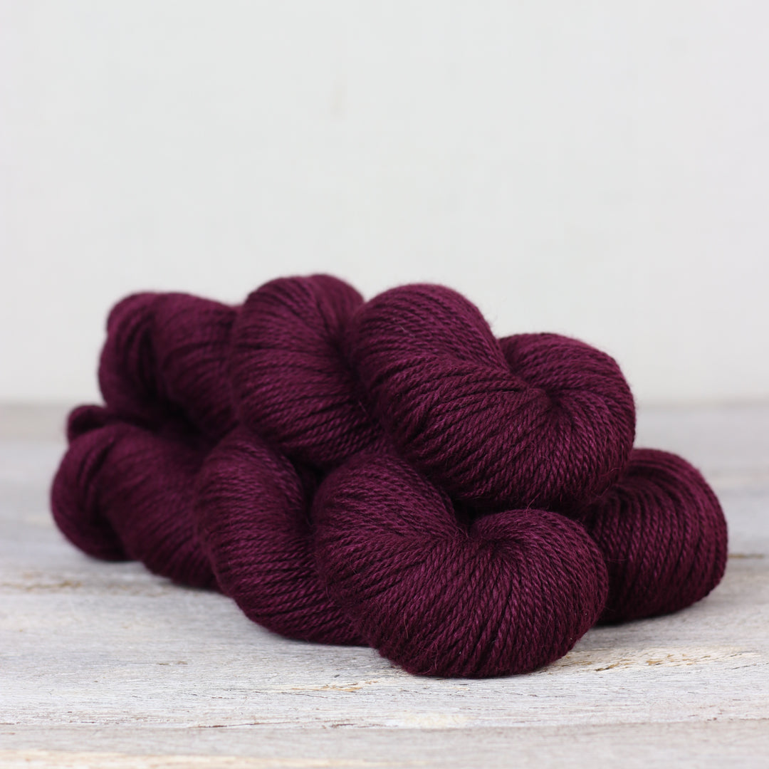The Fibre Co. Road to China Light Yarn – Soft Indie Fibers Garnet