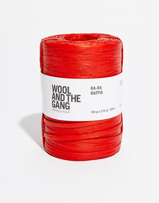 Wool and the Gang Ra-Ra-Raffia Bardot Red