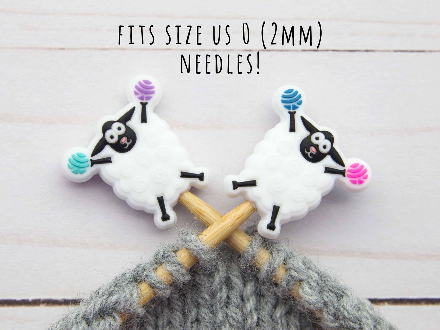 *Small Hole* Cheerful Sheep | Stitch Stoppers