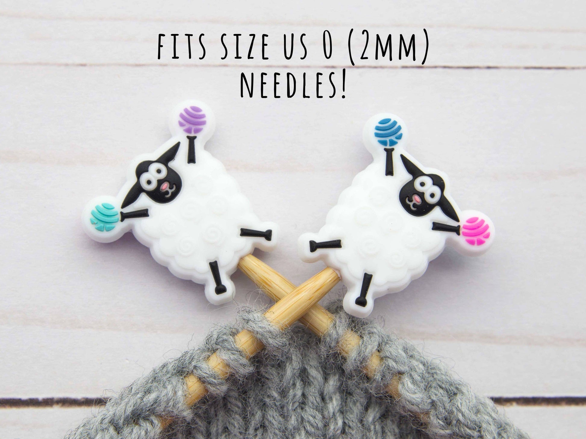 *Small Hole* Cheerful Sheep | Stitch Stoppers