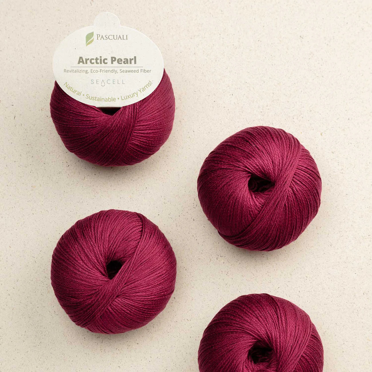 Pascuali Pascuali Arctic Pearl Yarn Soft Fine Wool for Knitting or Crochet — view 16 · yarn