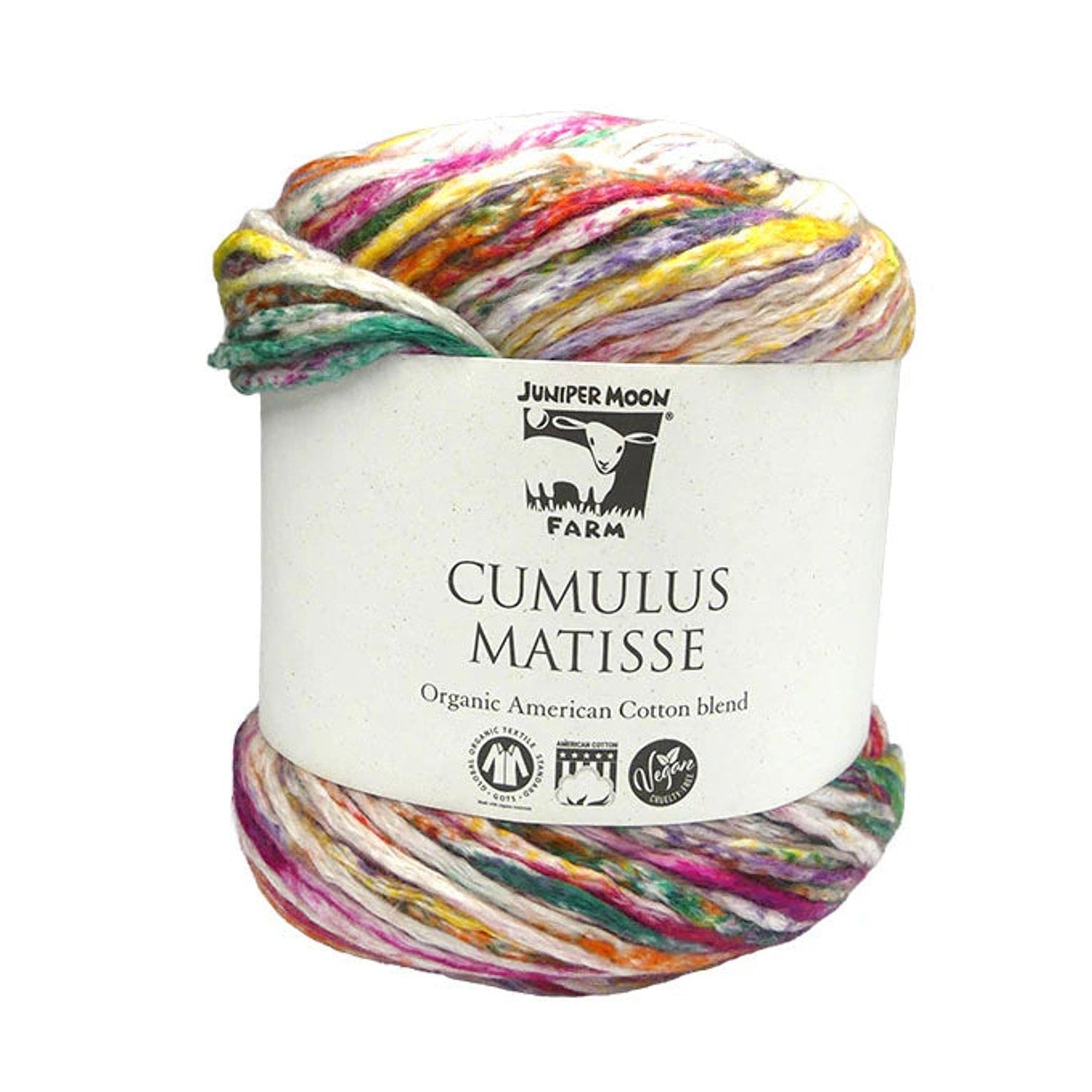 Knitting Fever Juniper Moon Farm Cumulus Matisse · yarn