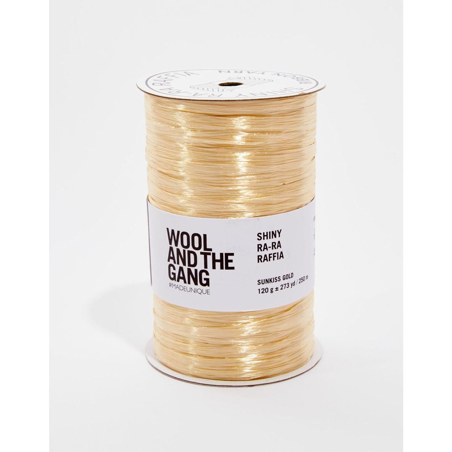 The DMC Group Wool and the Gang Ra-Ra-Raffia in Gold — view 9 · yarn