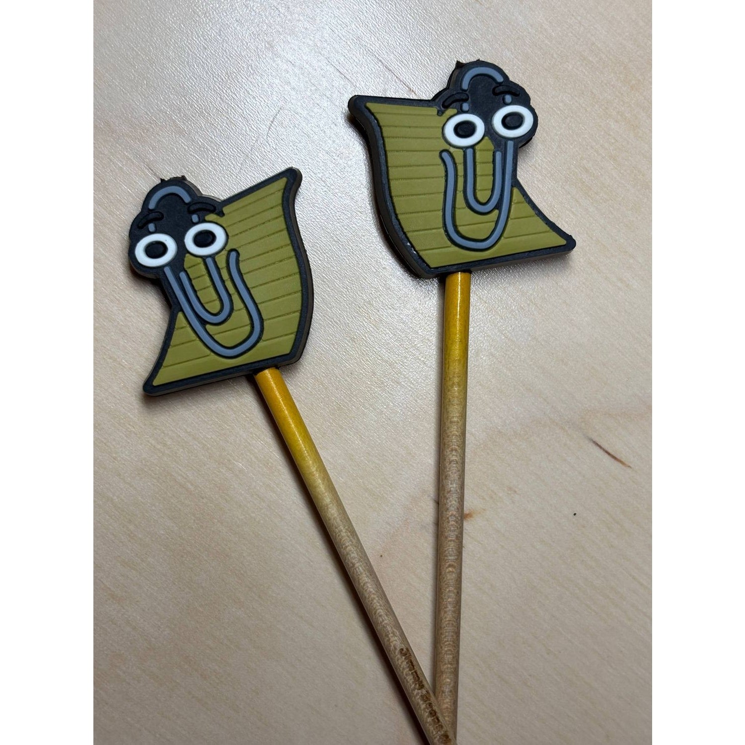 Fun paperclip-style knitting accessories for knitting featuring quirky design by Comma Craft Co