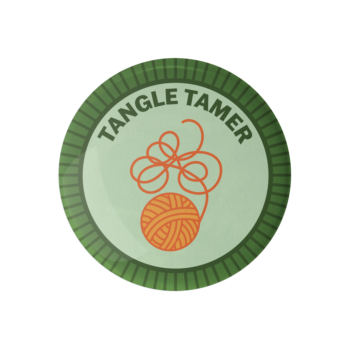 Tangle Tamer Yarn Bowl for organizing knitting knits and preventing tangles while crafting