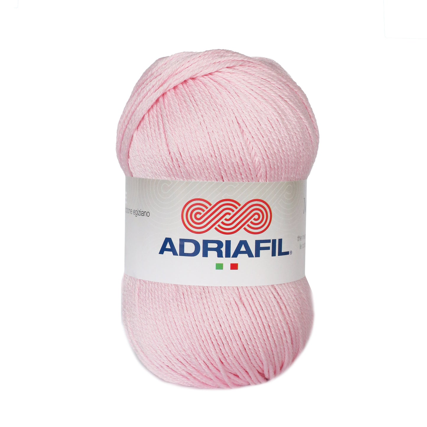 Plymouth Yarn Adriafil Memphis cotton yarn in soft pink color, ideal for knitting and crochet projects
