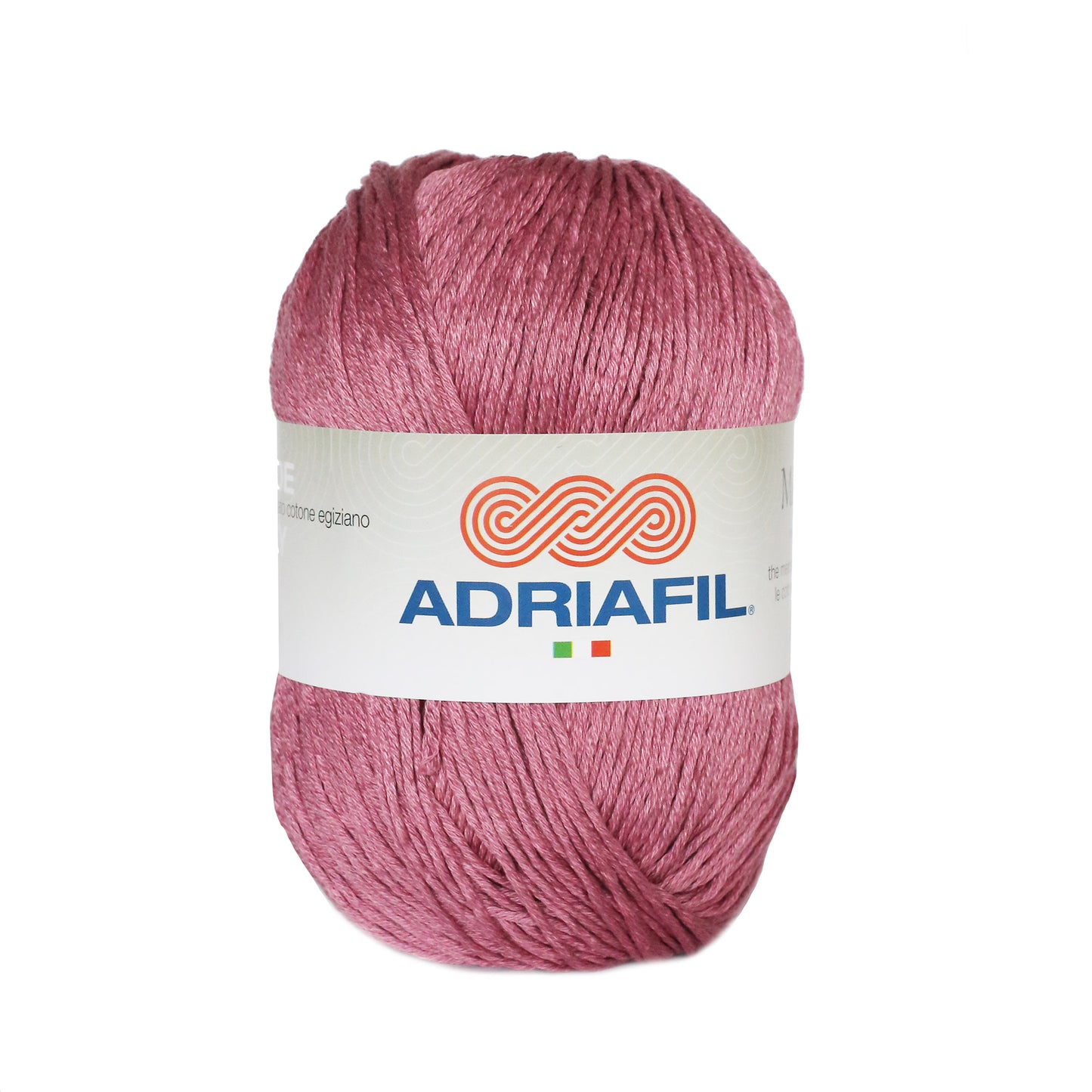 Adriafil Memphis cotton yarn in soft pink color for knitting and crochet projects