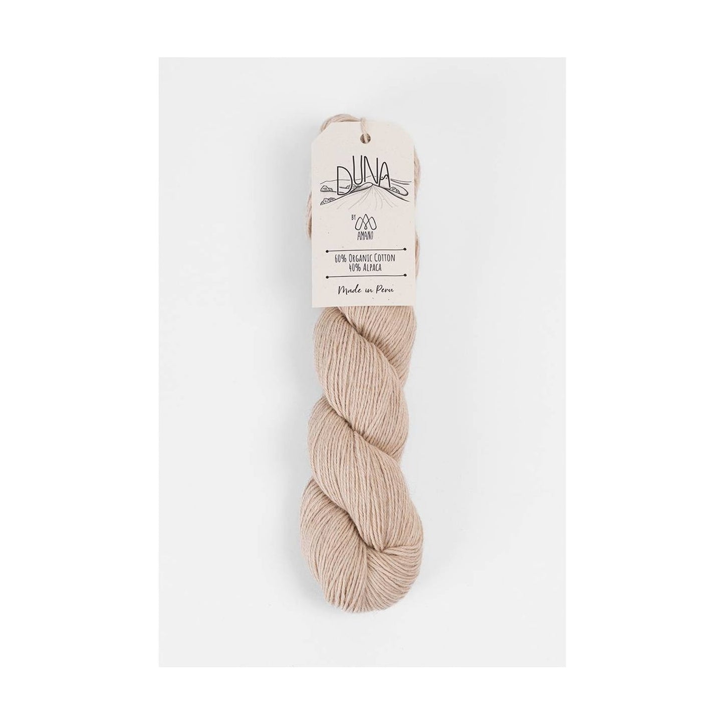 Amano Duna Organic Cotton Yarn - Soft & Sustainable 2607 Sandy