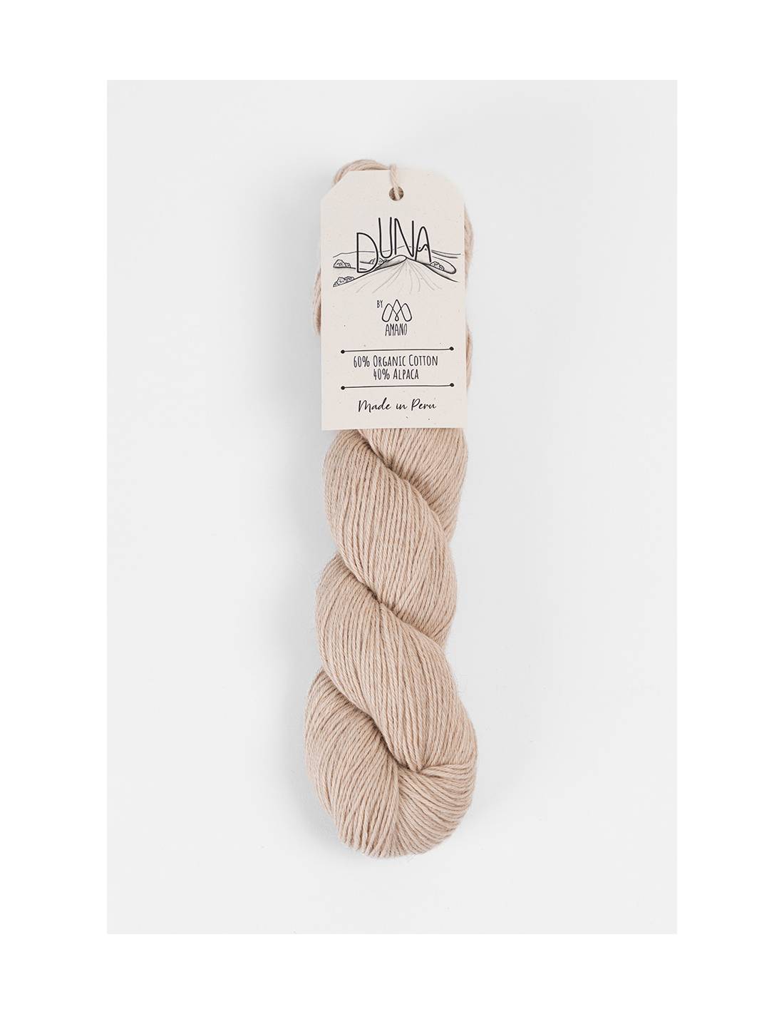 Amano Duna Organic Cotton Yarn - Soft & Sustainable 2607 Sandy