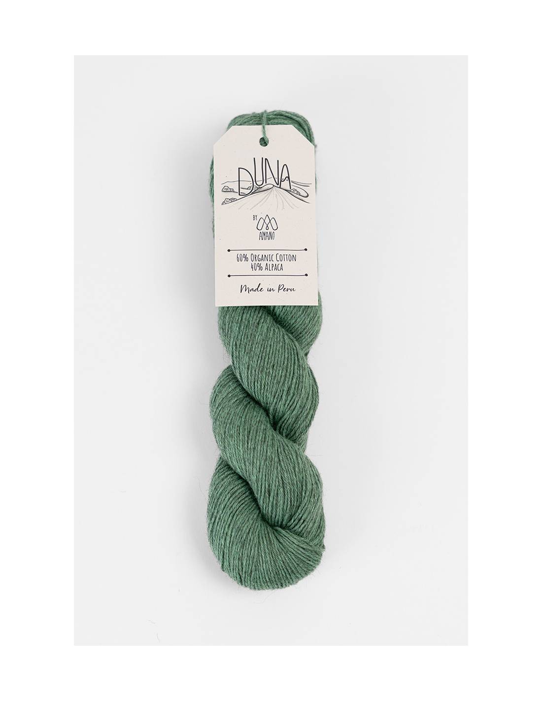 Amano Duna Organic Cotton Yarn - Soft & Sustainable 2609 Cactus