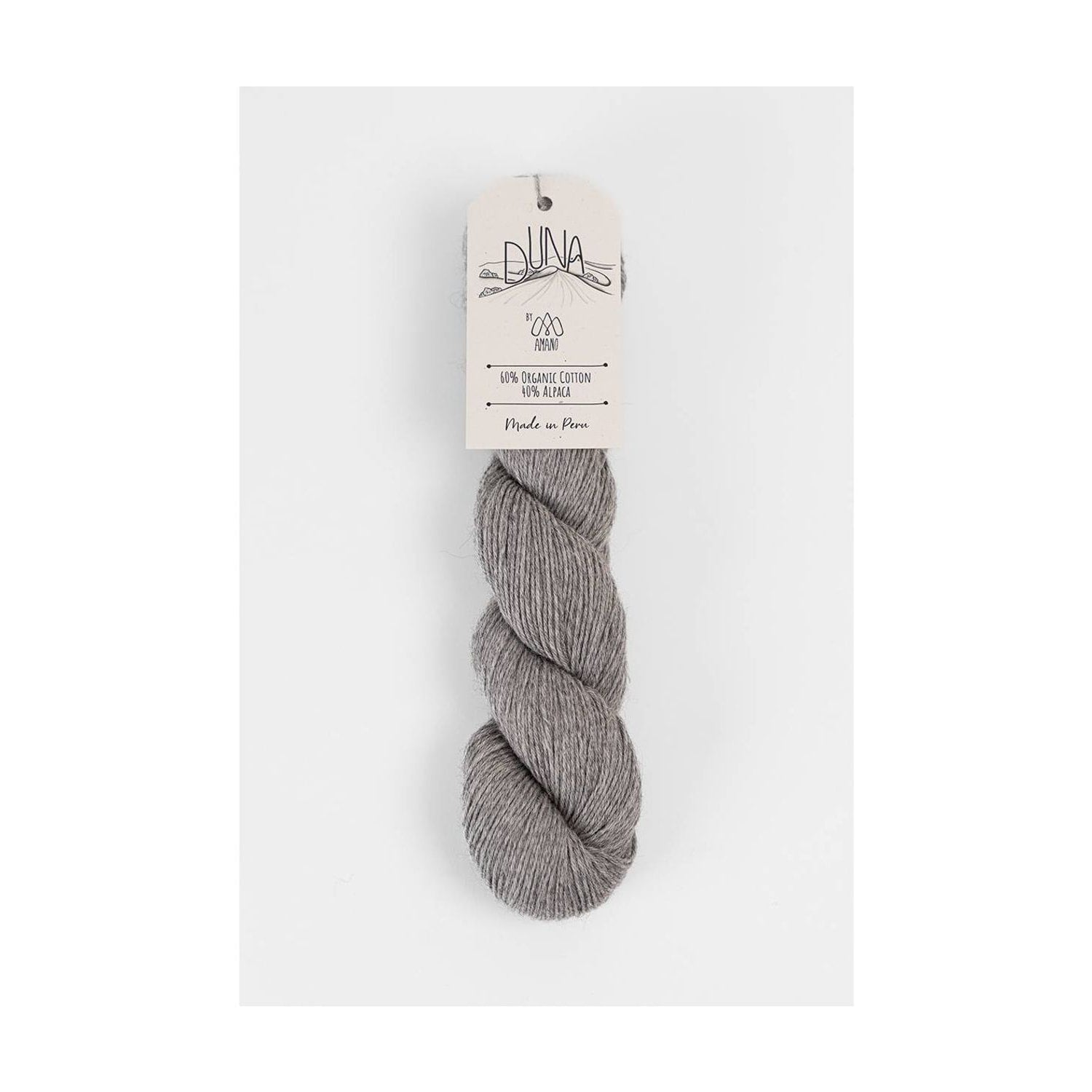 Amano Duna Organic Cotton Yarn - Soft & Sustainable 2600 Stony