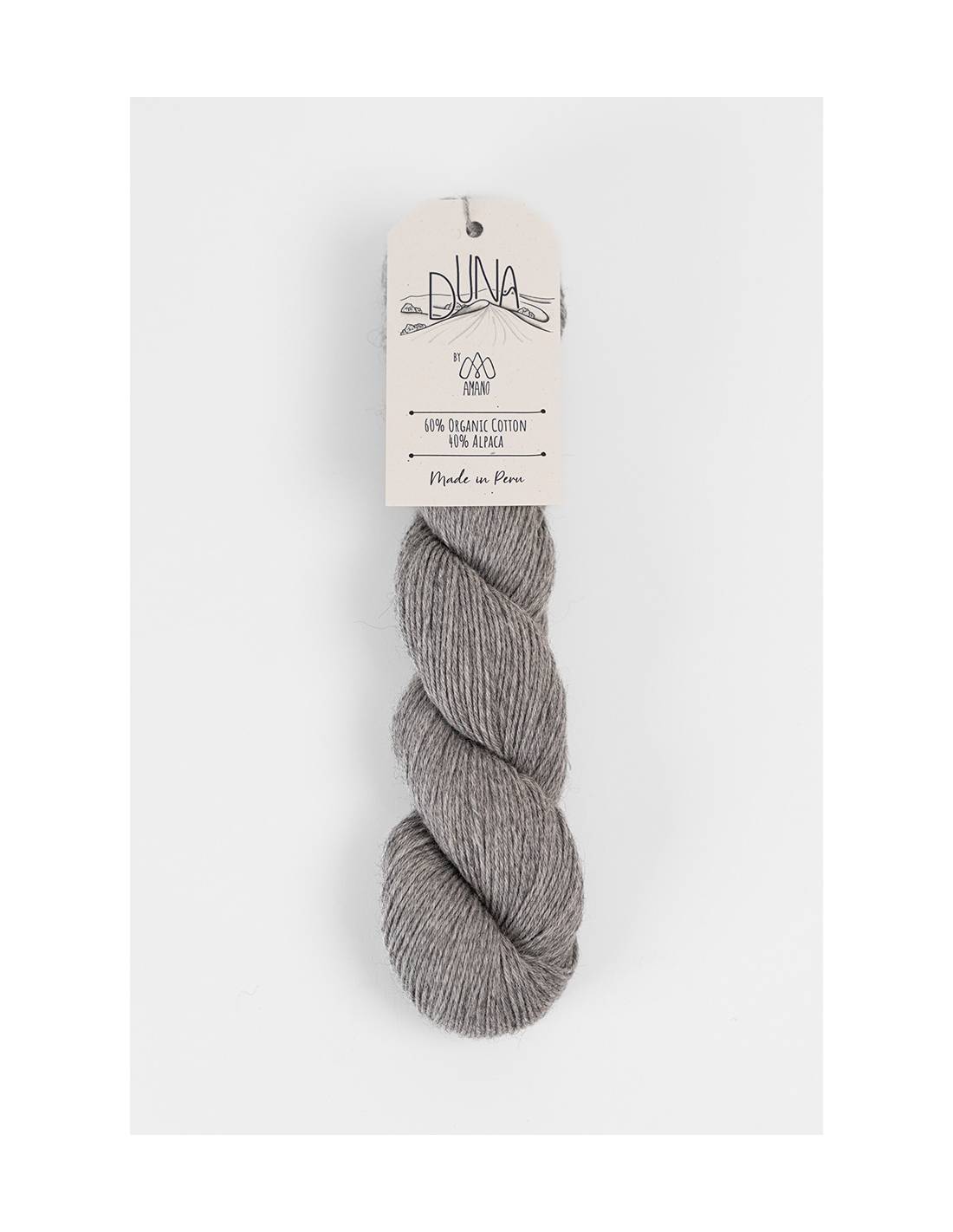 Amano Duna Organic Cotton Yarn - Soft & Sustainable 2600 Stony