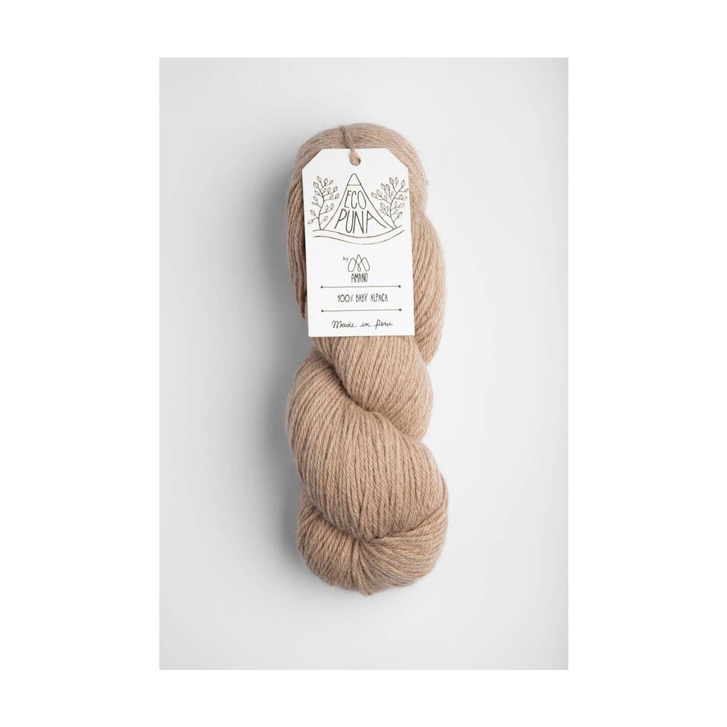 Amano Eco Puna Yarn – Soft 100% Peruvian Wool 9010 Oat