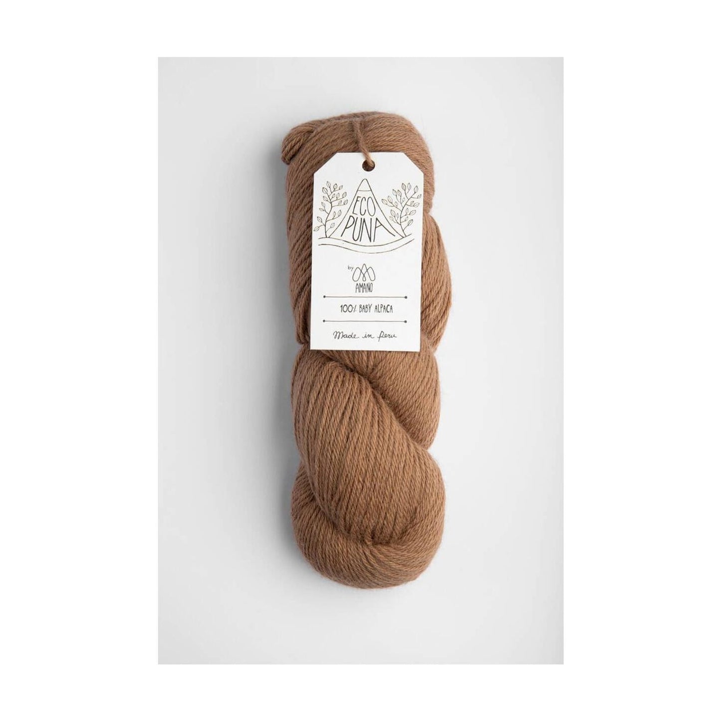 Amano Eco Puna Yarn – Soft 100% Peruvian Wool 9008 Tawny