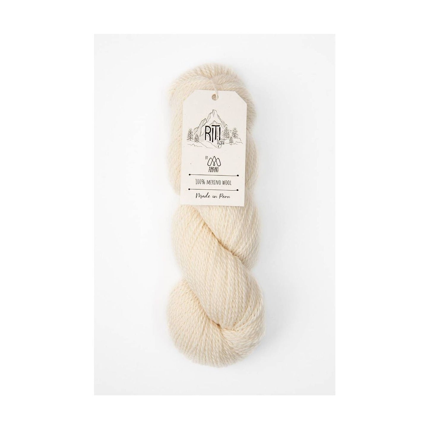 Amano Riti Light Yarn 100% Merino Wool 2526 Nature