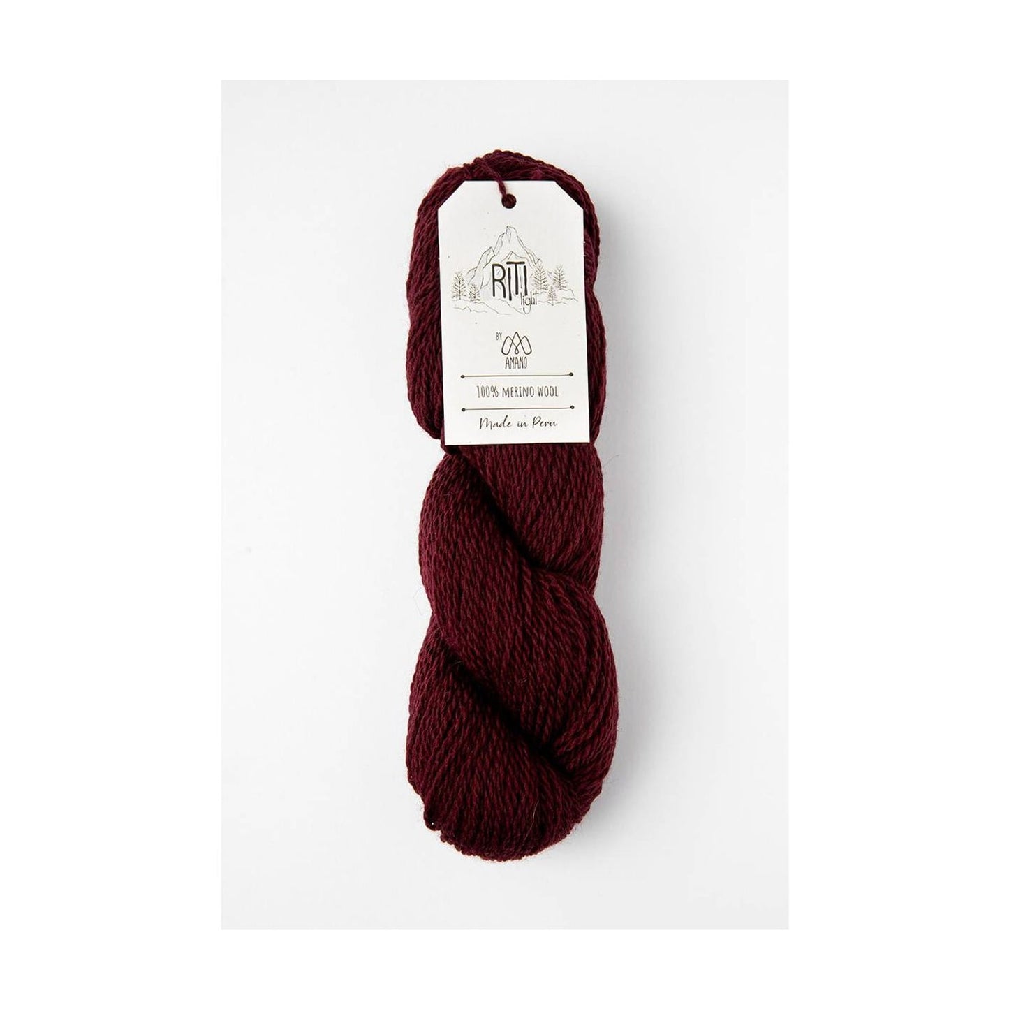 Amano Riti Light Yarn 100% Merino Wool 2505 Garnet Rock