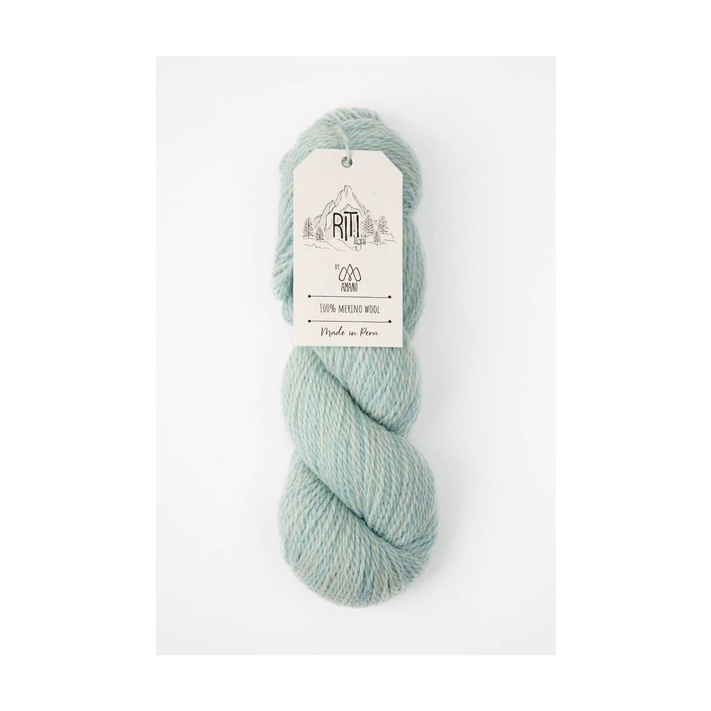 Amano Riti Light Yarn 100% Merino Wool 2529 Glacier