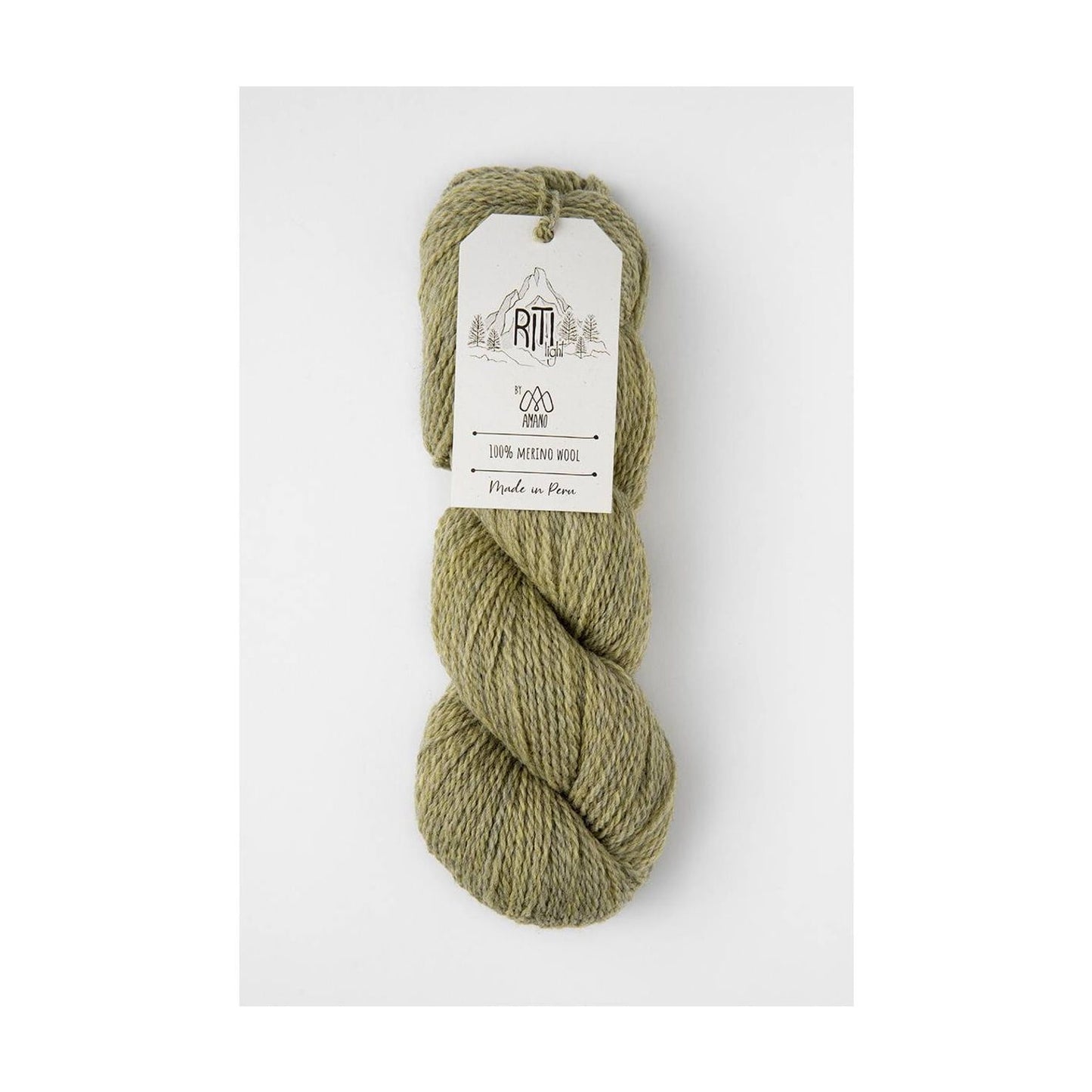 Amano Riti Light Yarn 100% Merino Wool 2510 Matcha