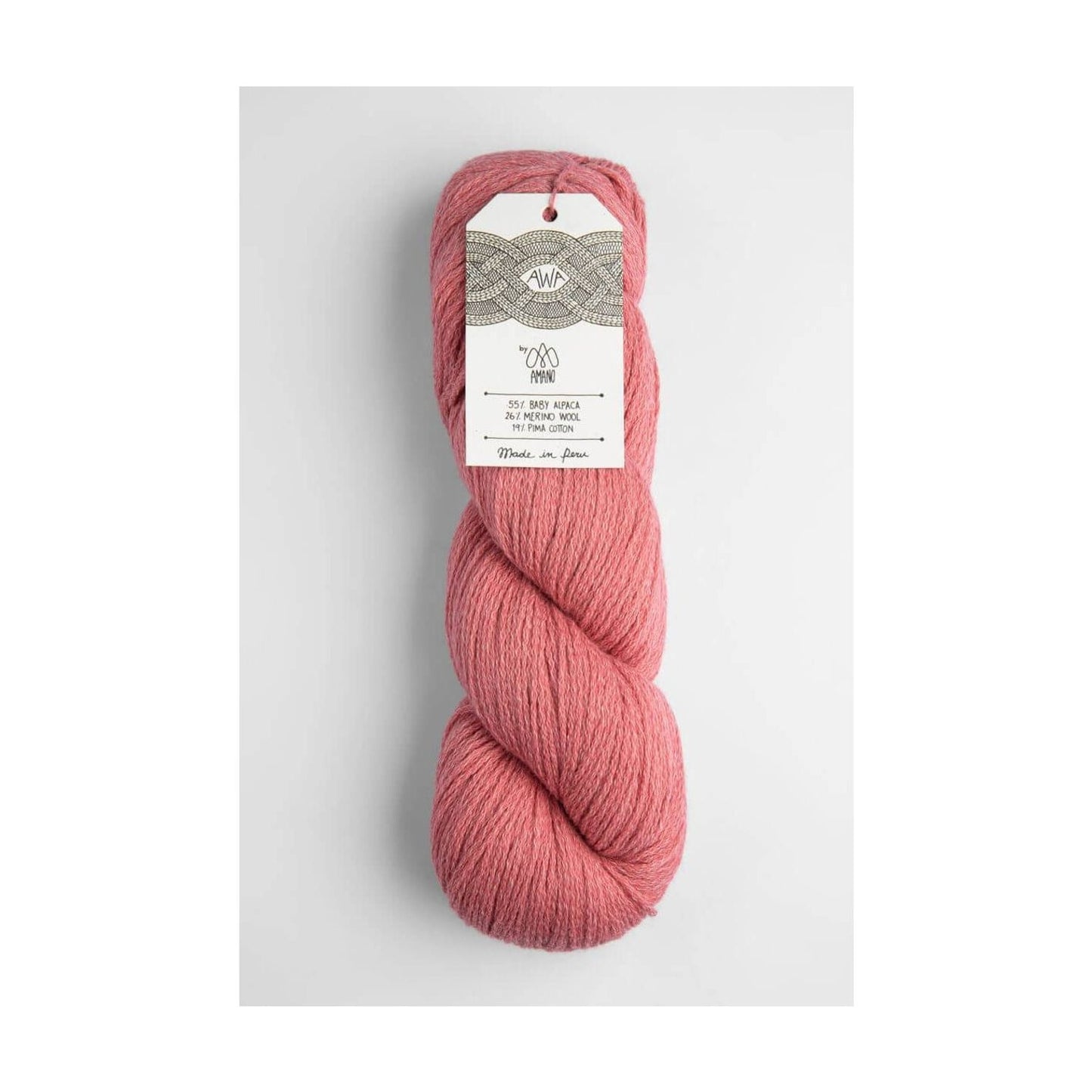Berroco Amano Yarn in soft pink color, ideal for knitting and crochet projects