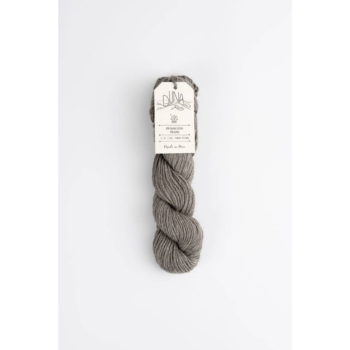 Berroco Amano Luna Yarn in Gray, Soft and Durable for Knitting and Crocheting Projects