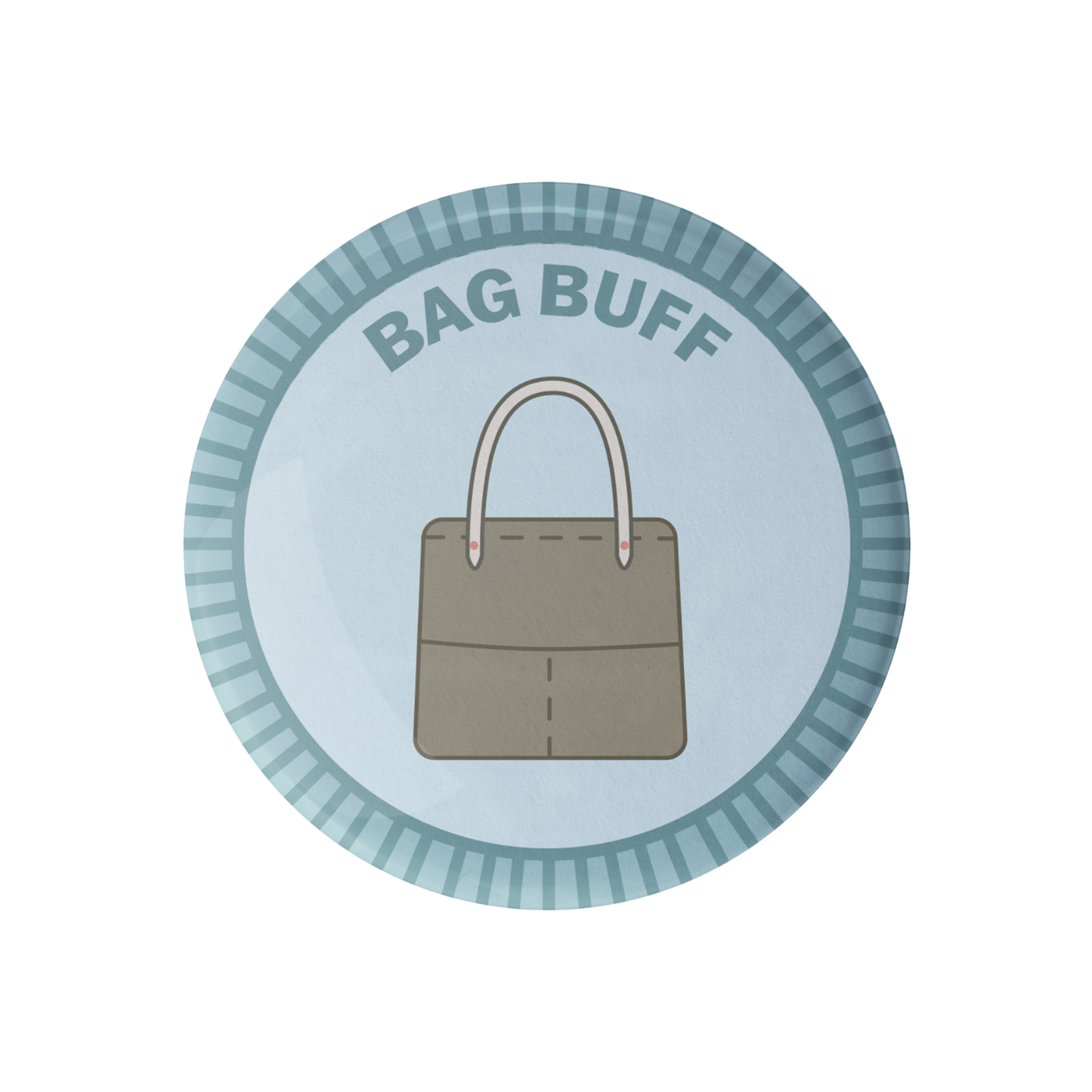 Camp Stitchwood Bag Buff Merit Badge Required for Eagle featuring a stylish tote design