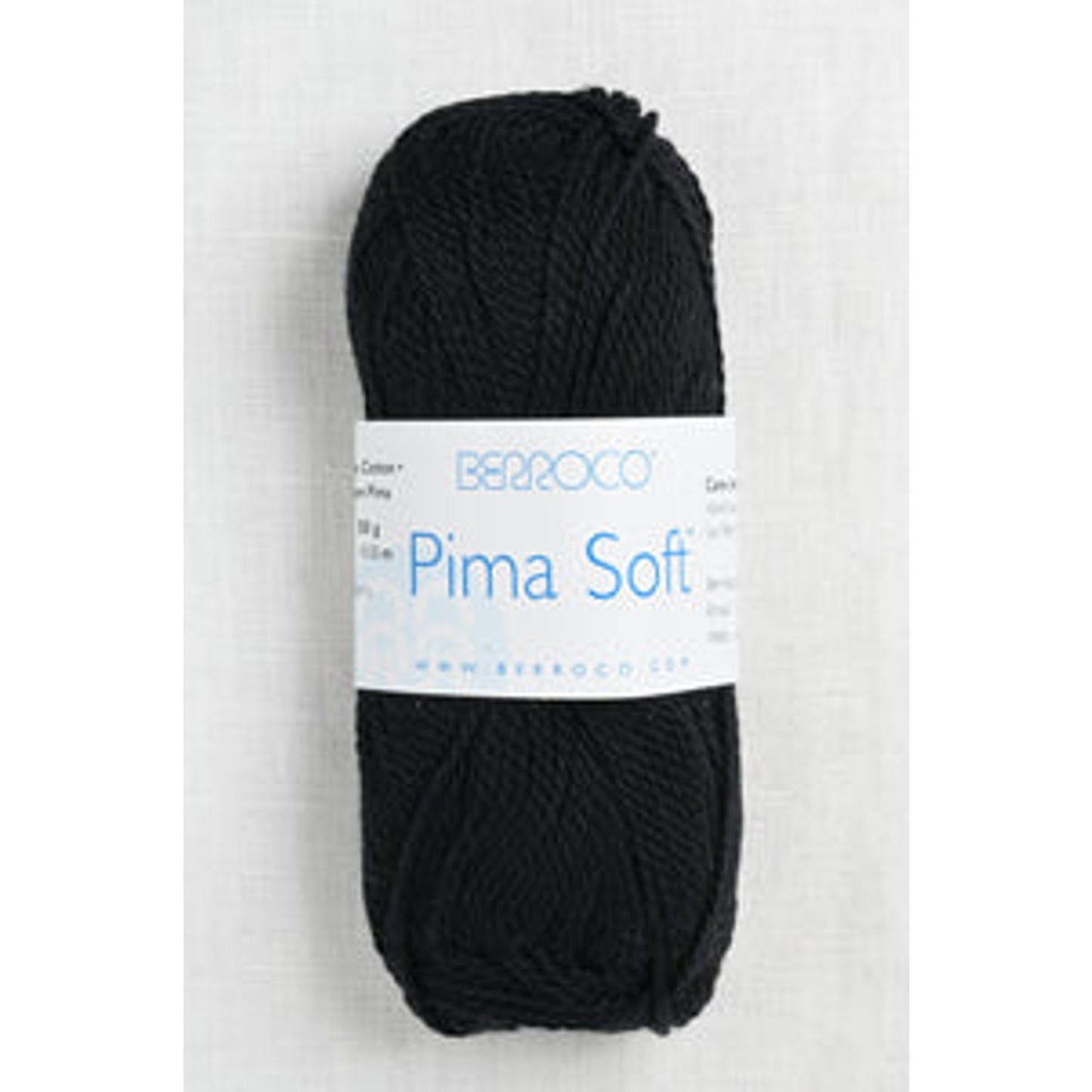Berroco Pima Soft Yarn - Soft Cotton Blend Skein 4635 Midnight