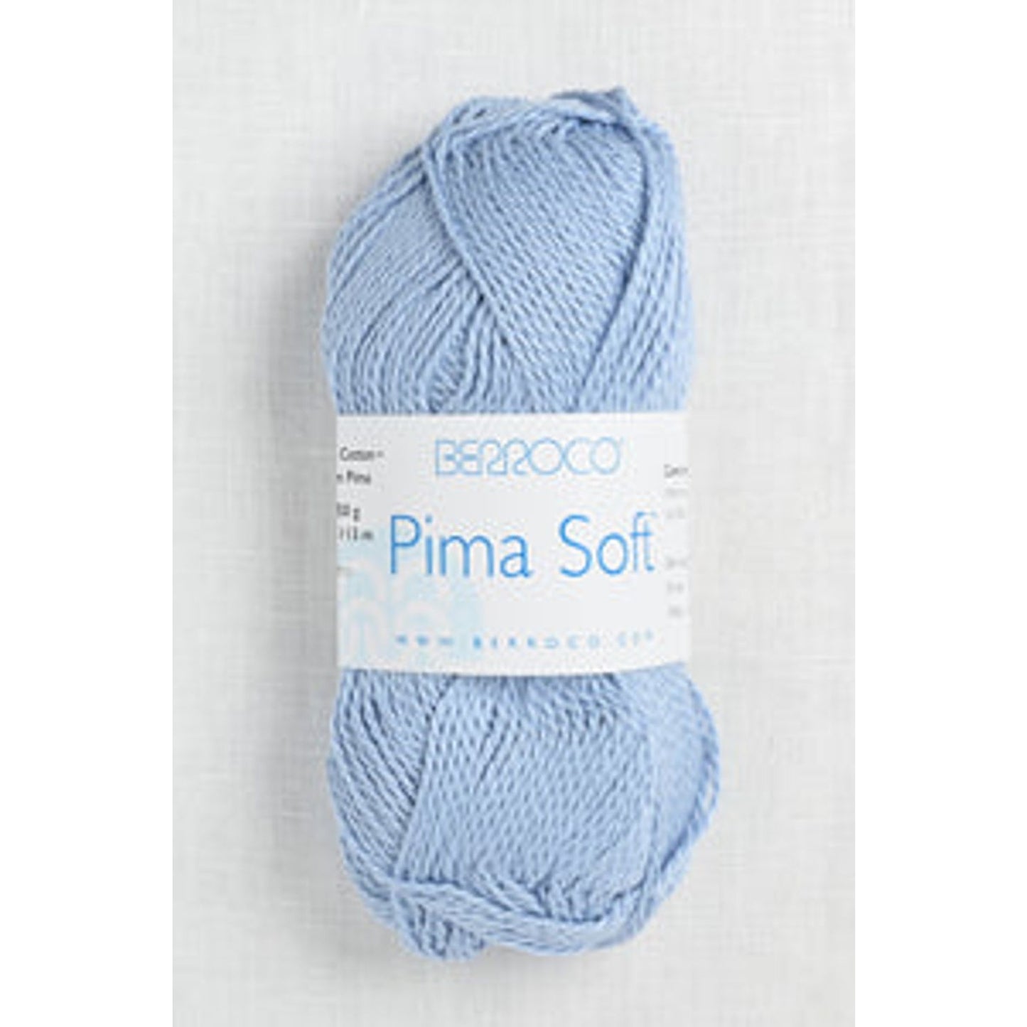 Berroco Pima Soft Yarn - Soft Cotton Blend Skein 4614 Powder