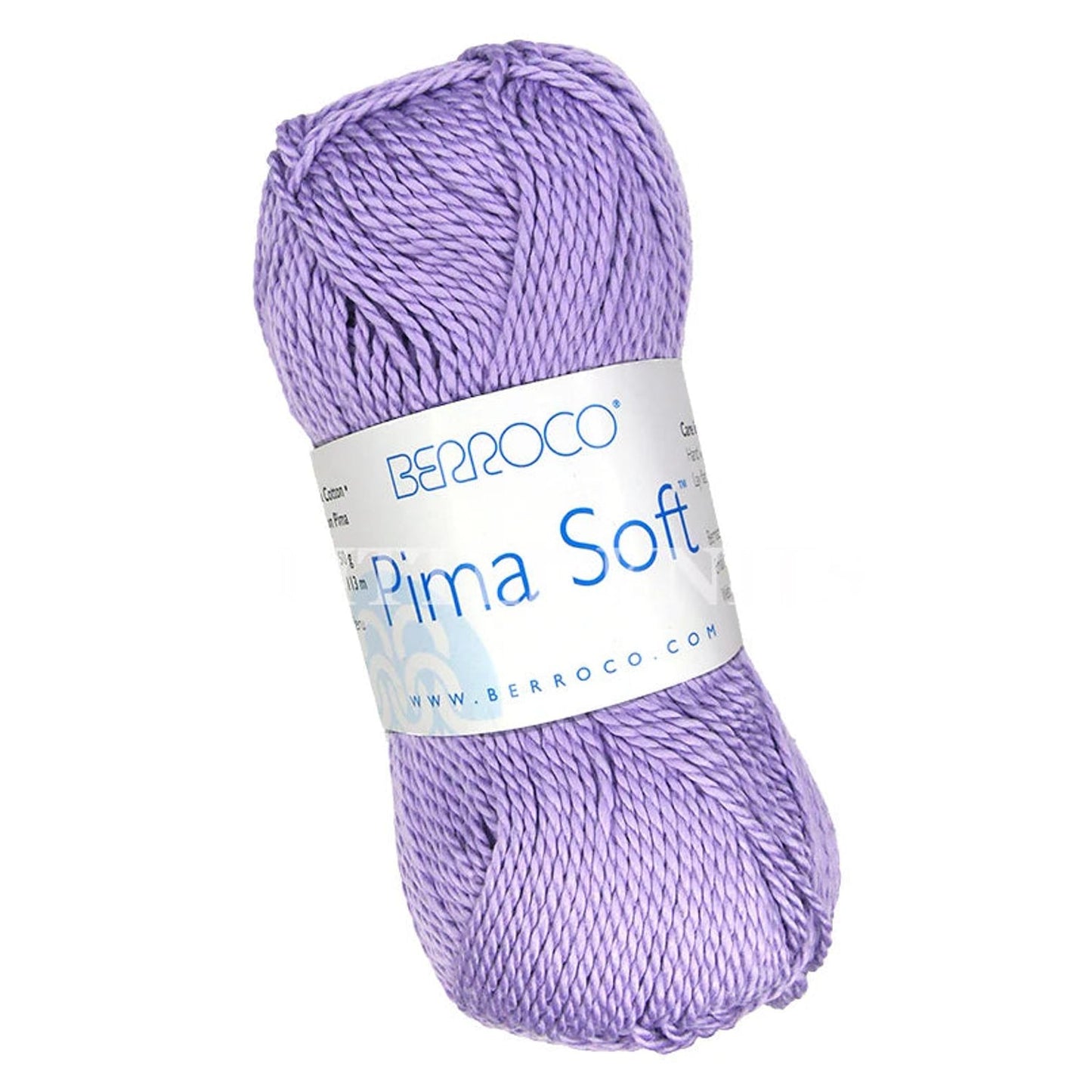 Berroco Pima Soft Yarn - Soft Cotton Blend Skein 4653 Lavender