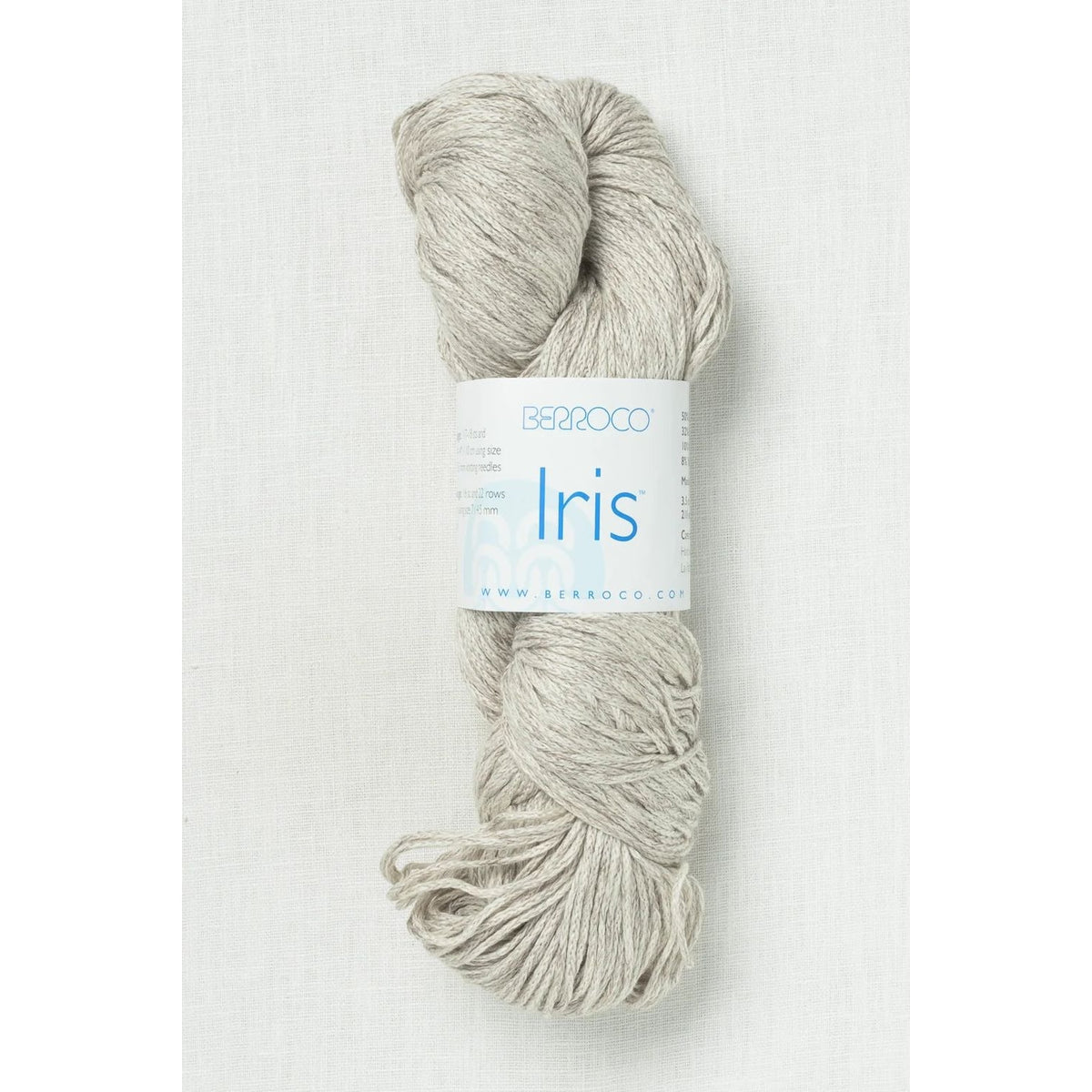 Berroco yarn Iris in soft gray shade perfect for knitting and crochet projects