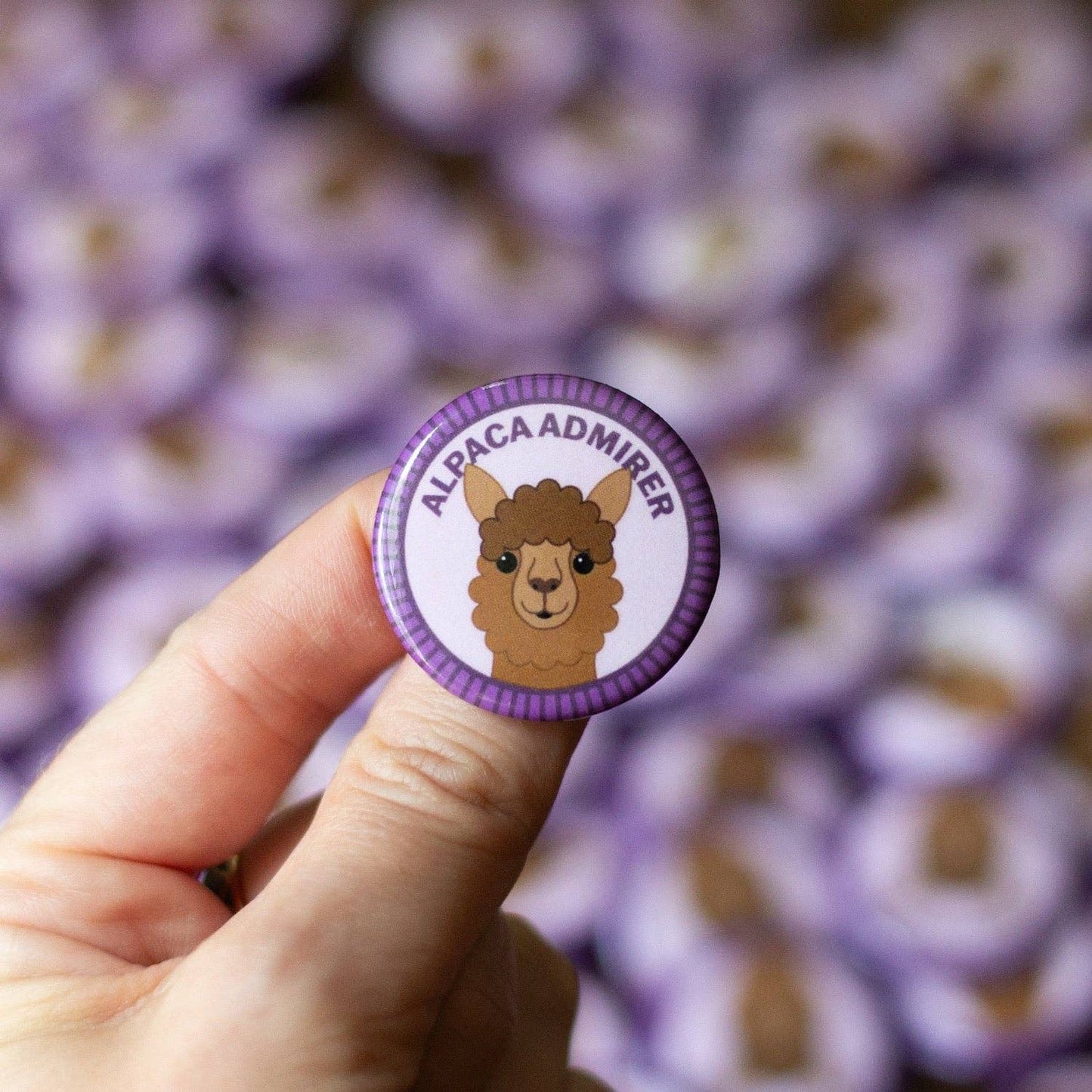 Camp Stitchwood Alpaca Admirer Merit Badge required for eagle with cute llama design