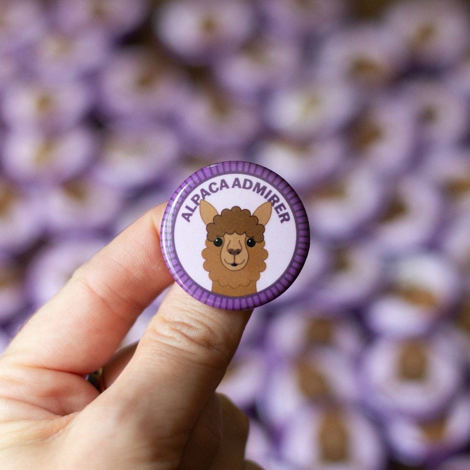 Camp Stitchwood Alpaca Admirer Merit Badge required for eagle with cute llama design