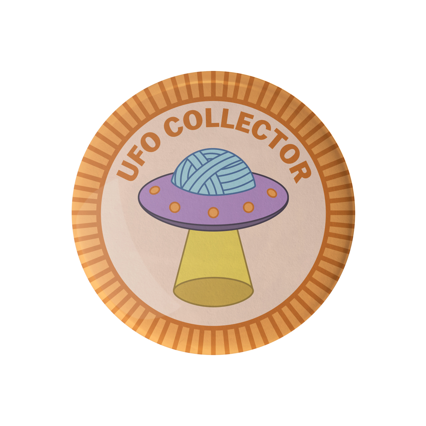 Camp Stitchwood UFO Collector Merit Badge required for eagle with colorful design for scouting rewards