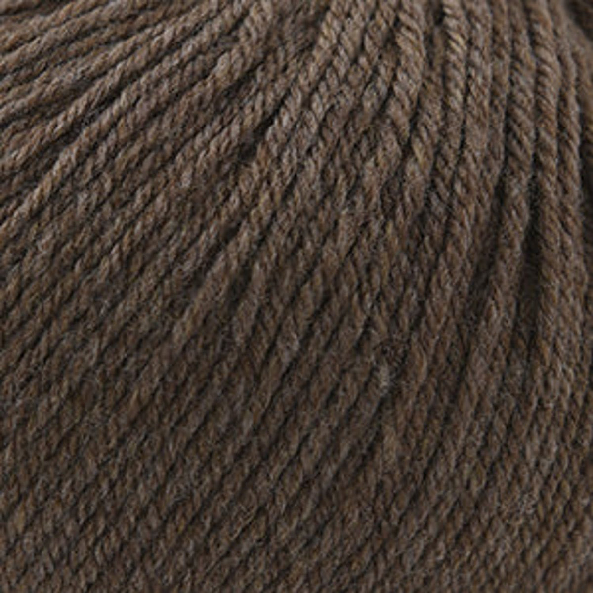 Cascade Yarns 220 Superwash wool in a rich brown color, perfect for soft and durable knitting projects