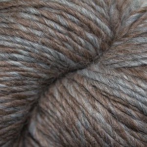Cascade Yarns Eco Duo Yarn in Brown and Gray for Warm Knitting Projects