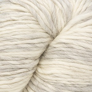 Cascade Yarns Eco Duo in Cream and Gray Blend, perfect for cozy knitting projects