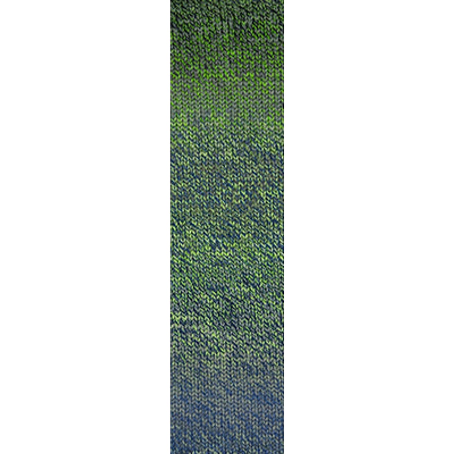 Cascade Yarns wholesale cotton yarn in a vibrant green and blue gradient for knitting projects