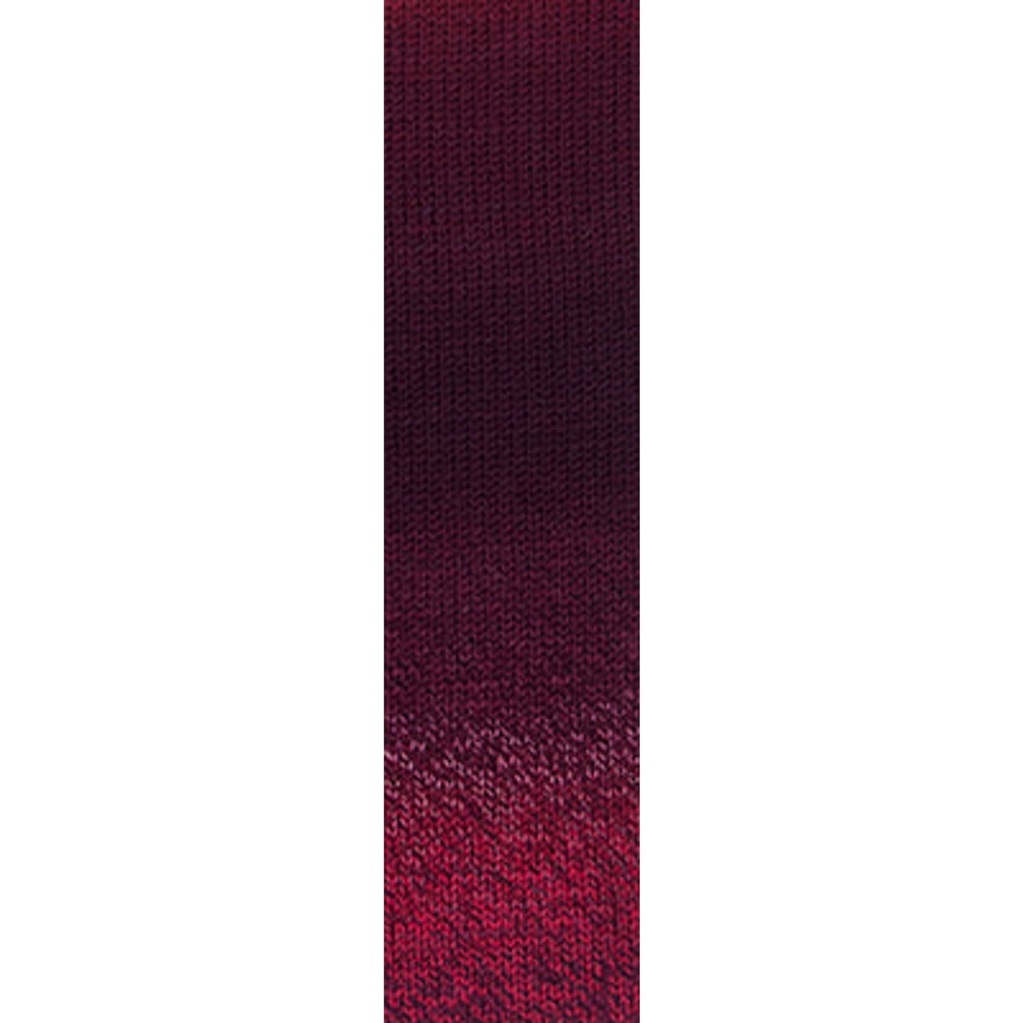 Cascade Yarns wholesale ombre yarn featuring rich burgundy and red gradient for knitting and crocheting projects