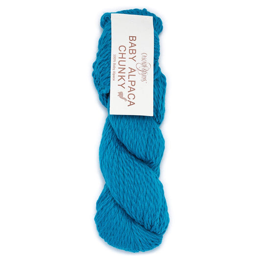 Cascade Yarns Baby Alpaca Chunky Yarn in Vibrant Teal for Cozy Knitting Projects