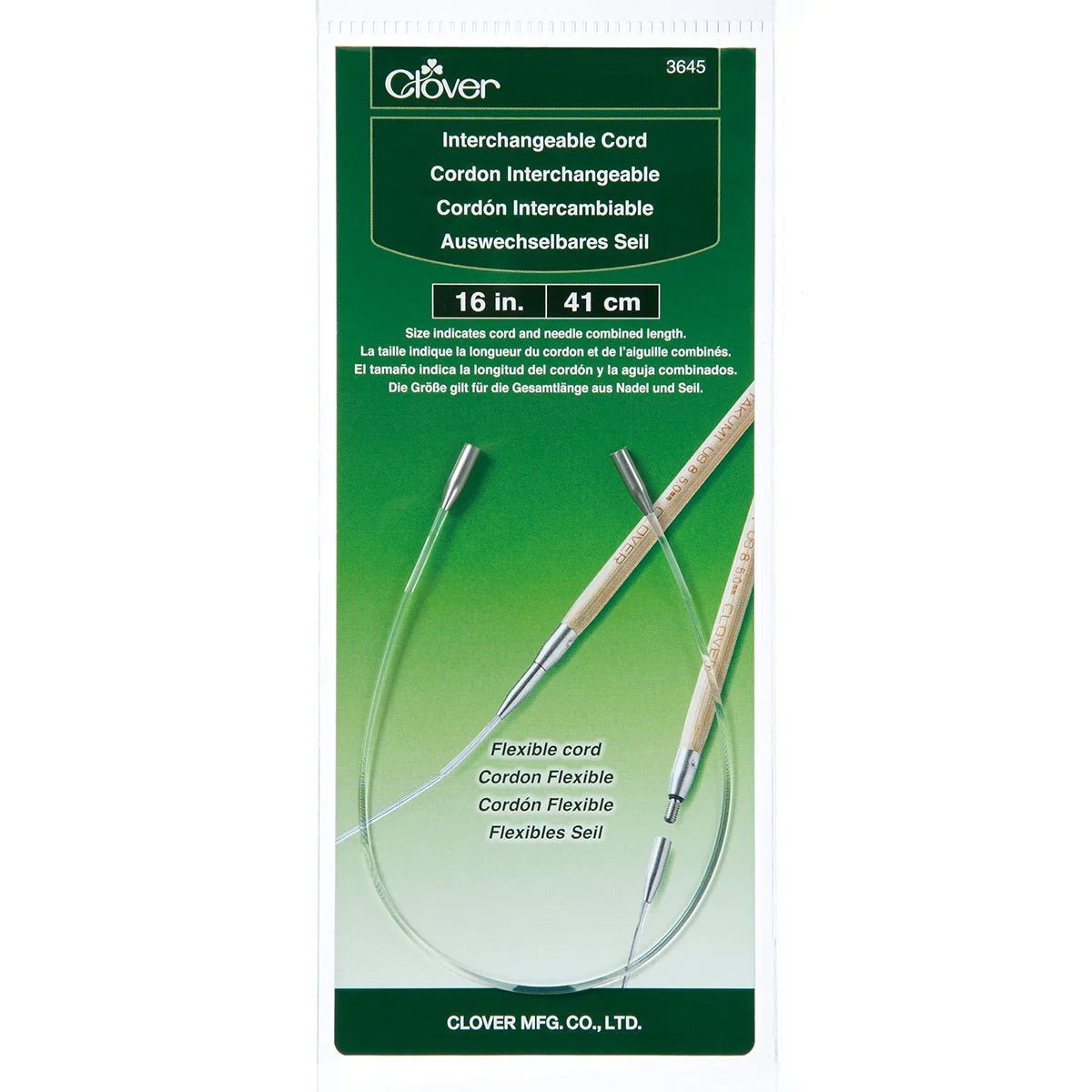Westing Bridge Bamboo Cord 16 inch Interchangeable Needles for Knitting and Crocheting