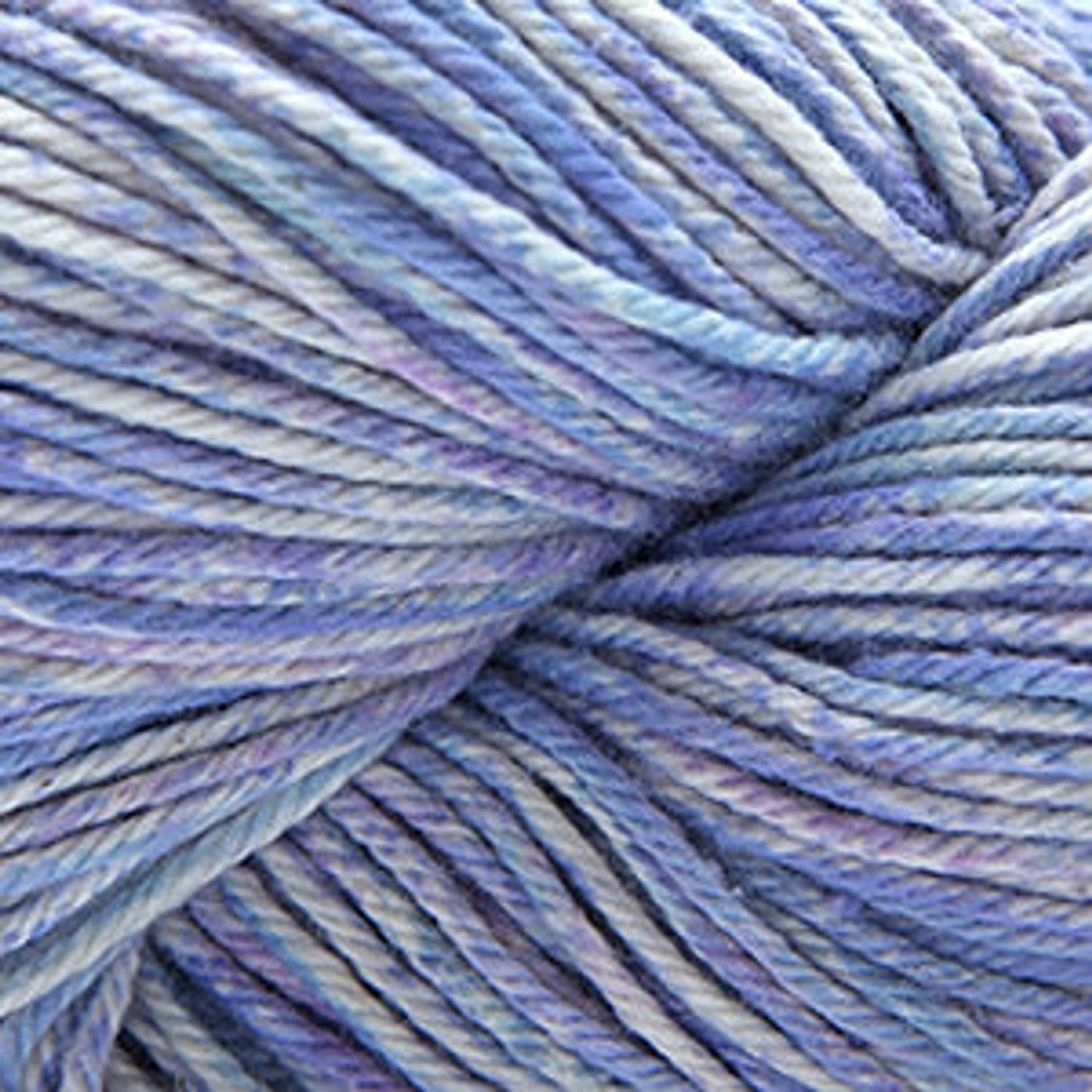 Cascade Yarns cotton and yarn blend in soft blue hues for versatile knitting projects