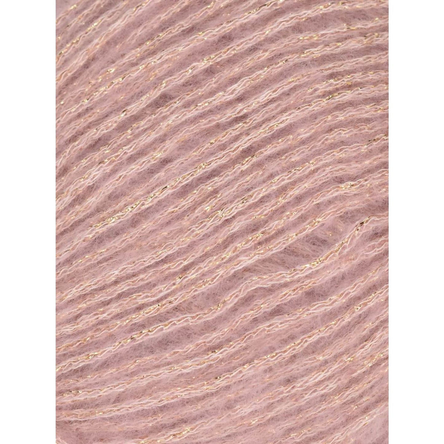 Soft pink Knitting Fever cotton and yarn with subtle shimmer for knitting and crafting projects